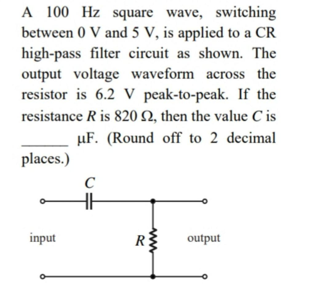 solved-a-100-hz-square-wave-switching-between-0-v-and-5-v-chegg