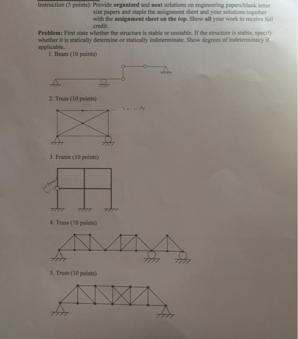 Solved First state whether the structure is stable or | Chegg.com