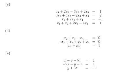 Solved Solve the following system using matrices and | Chegg.com