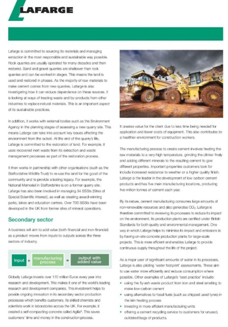 lafarge supply chain case study