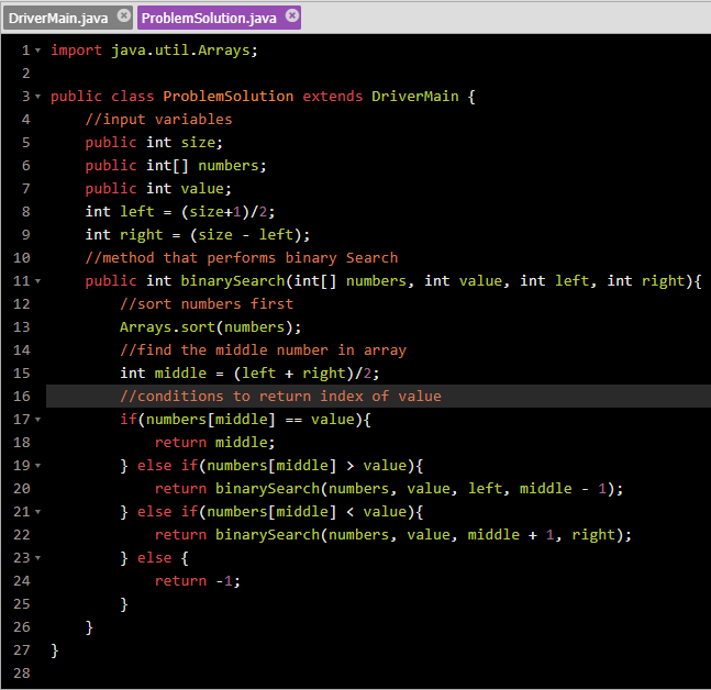Solved Binary Search Given a sorted array A and an element | Chegg.com