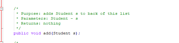 Java and plz use student class and code tester | Chegg.com