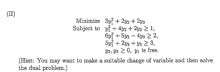 Solved (b) Solve the following problems by the simplex | Chegg.com