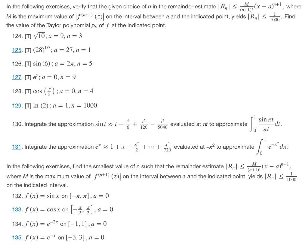 Solved In the following exercises, verify that the given | Chegg.com