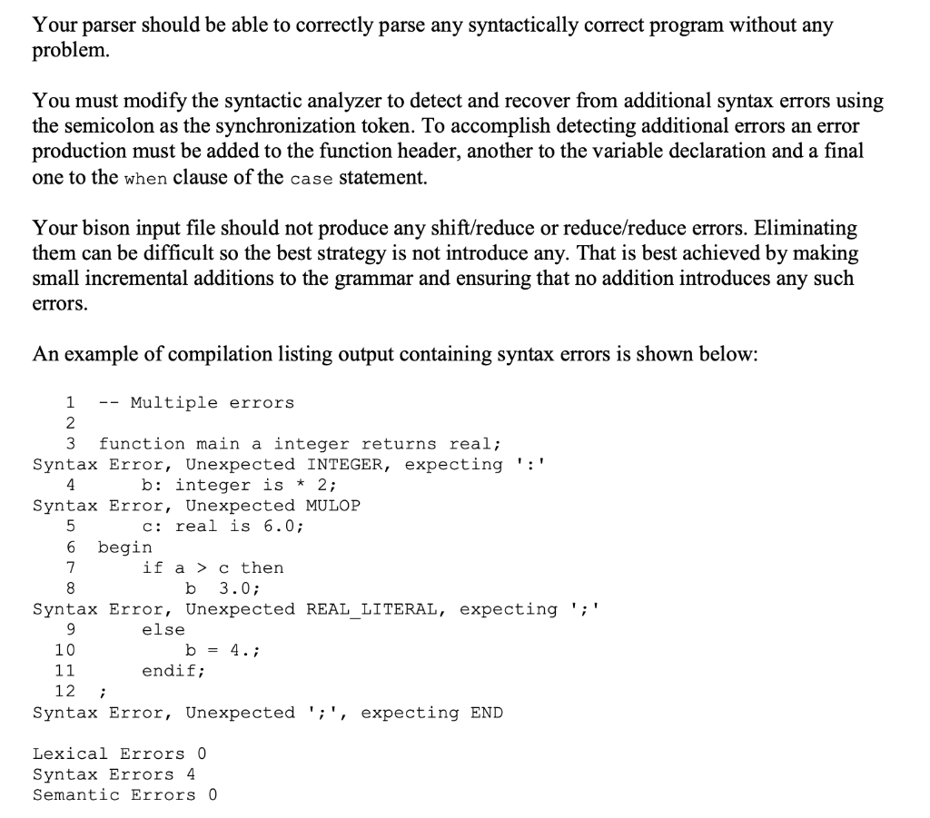 Solved CMSC 430 Project 2 The second project involves