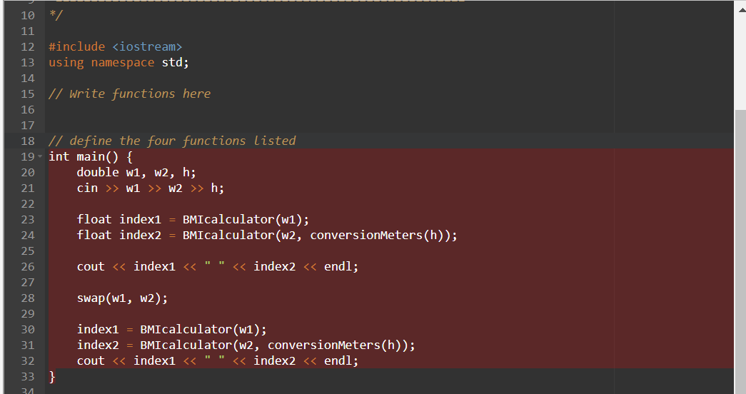 Solved Lab 7 - C++ Care Unit Synopsis: You are working in | Chegg.com