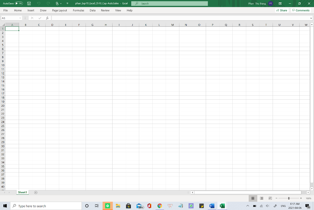 You are the sales manager for Oxford Auto Sales, a