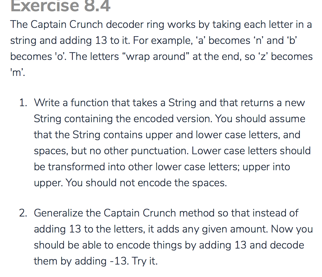 Captain discount crunch exercise