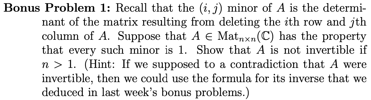 Solved Exercise 5 (Similarity And Diagonalizability): (1) | Chegg.com