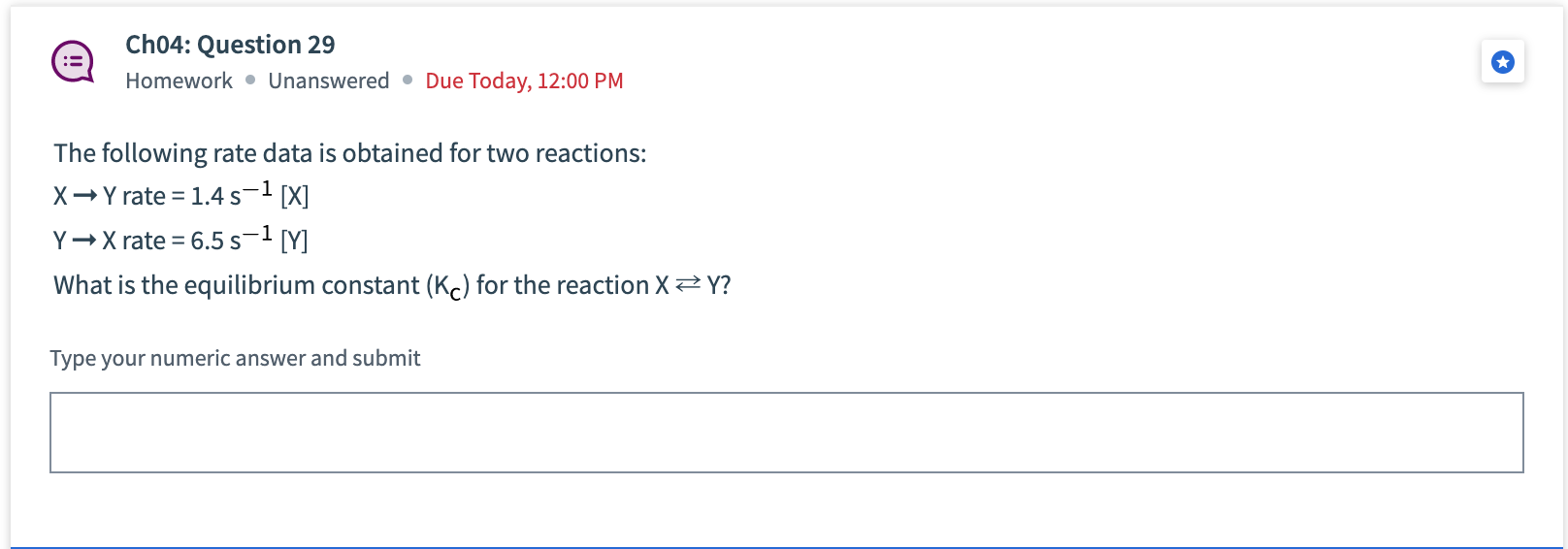 Solved Ch04: Question 29 Homework - Unanswered - Due Today, | Chegg.com