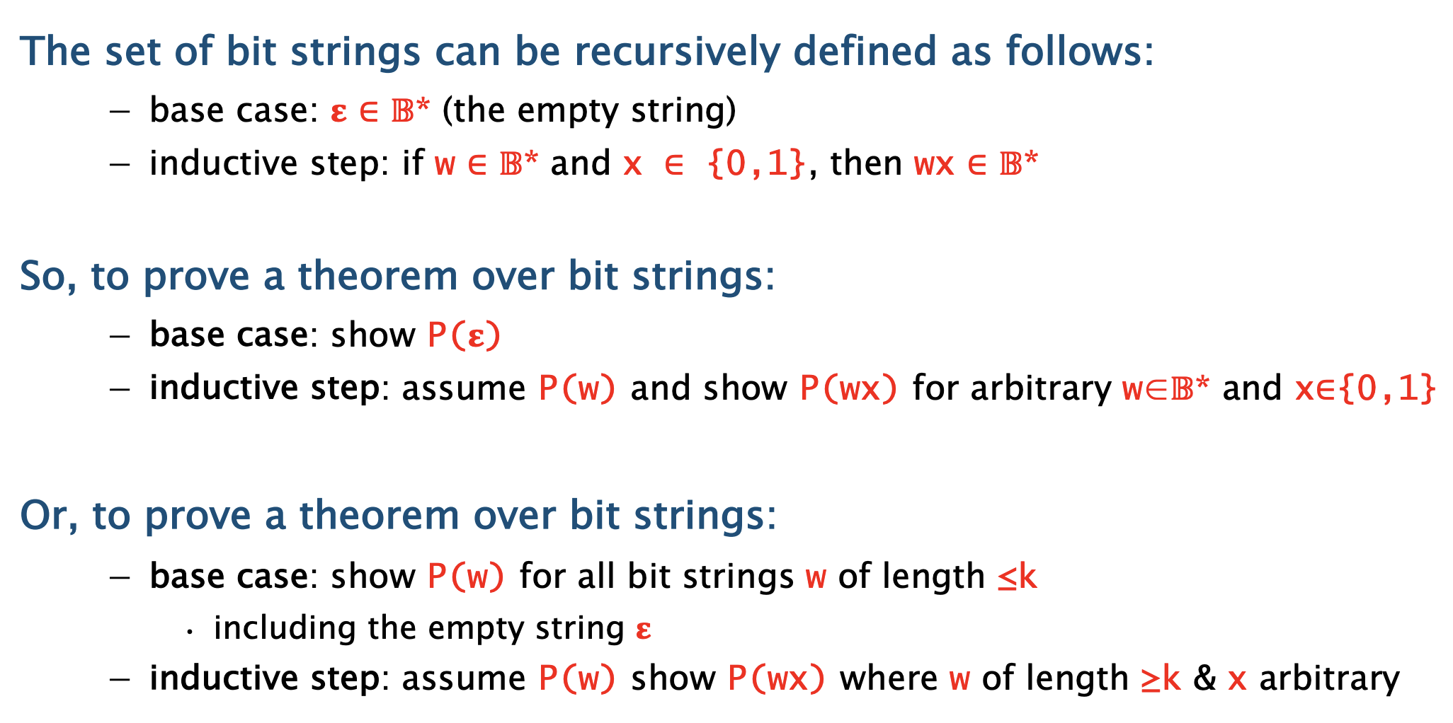 Solved 7. The Set Of Bit Strings B* Are Be Defined | Chegg.com