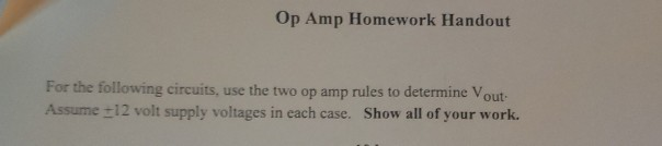 Op-amp working image