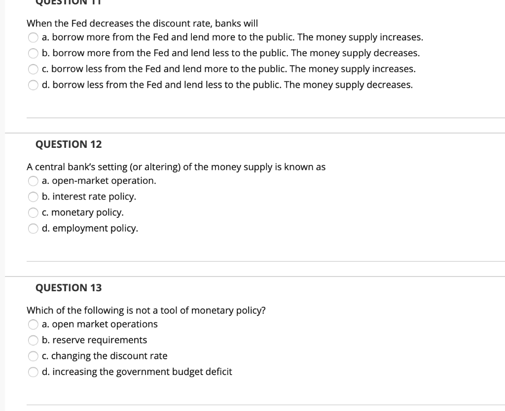 Solved QUESTION 14 Currency Includes O A. Paper Bills And | Chegg.com