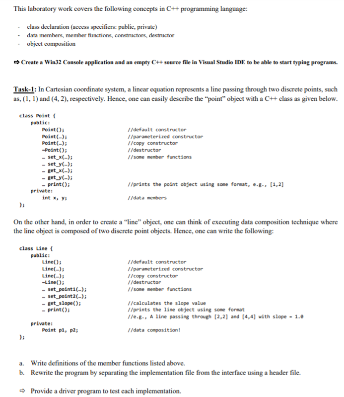 Solved This laboratory work covers the following concepts in | Chegg.com