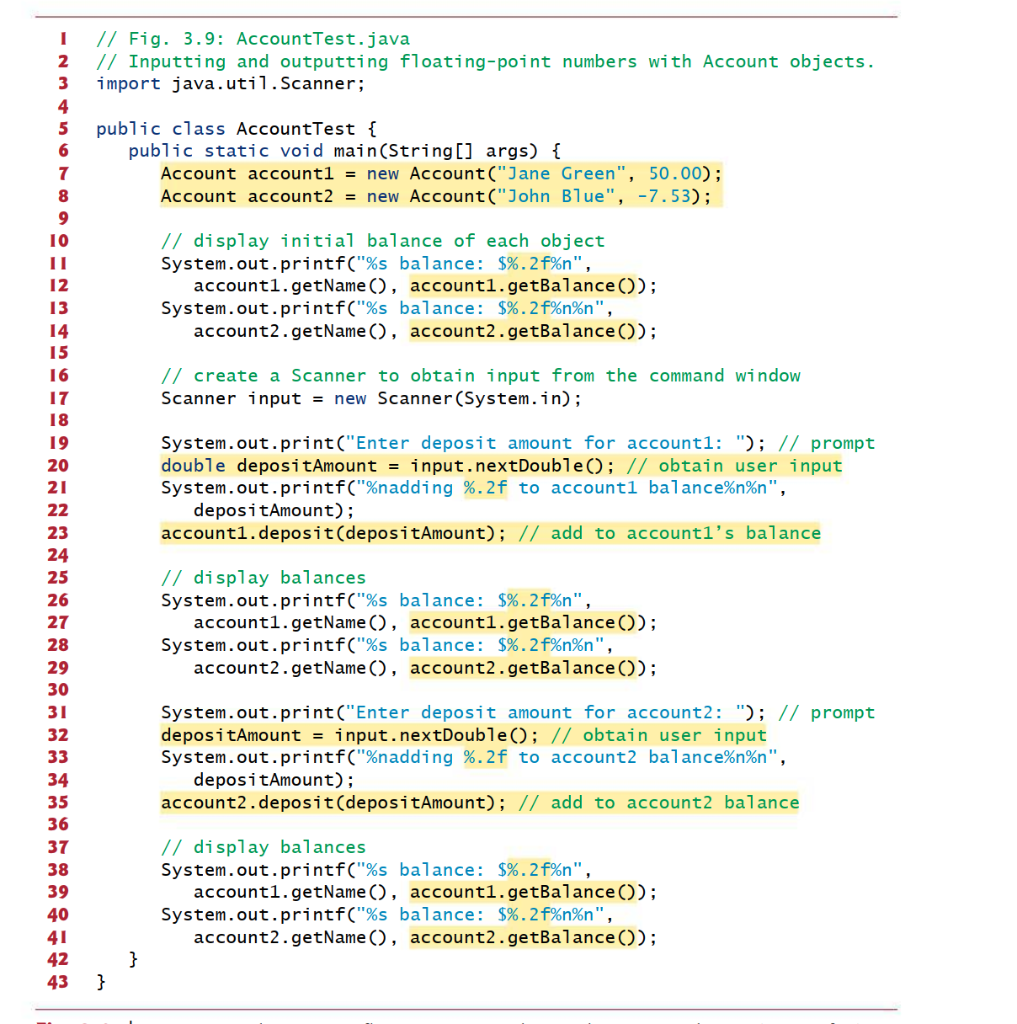 Solved 3.11. (Modified Account Class) Modify class Account | Chegg.com