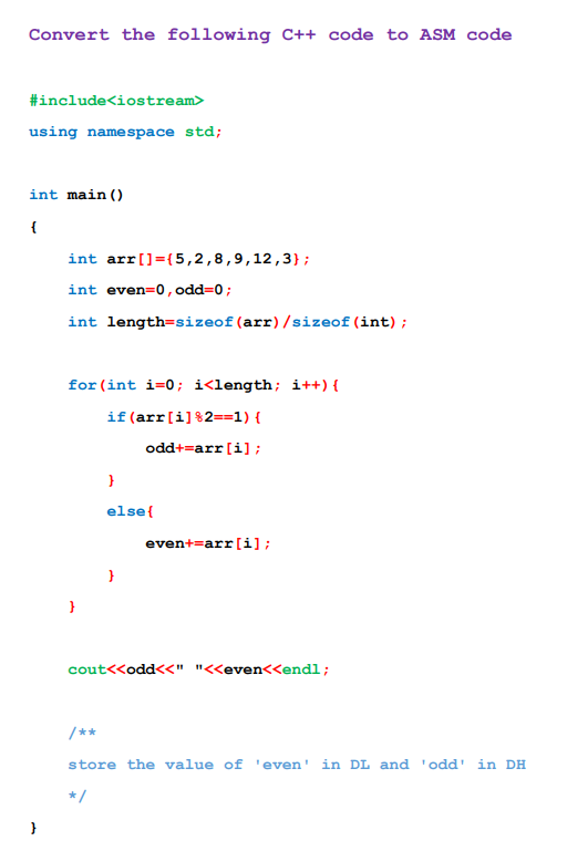 Solved DO NOT CONVERT WITHA A CONVERTER. RE- WRITETHE CODE | Chegg.com