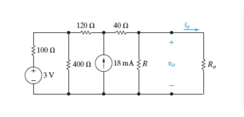 Solved Determine io and vo in the circuit shown in (Figure | Chegg.com