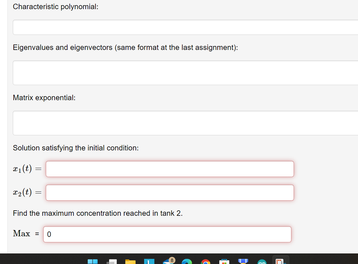 Solved Characteristic polynomial: Eigenvalues and | Chegg.com