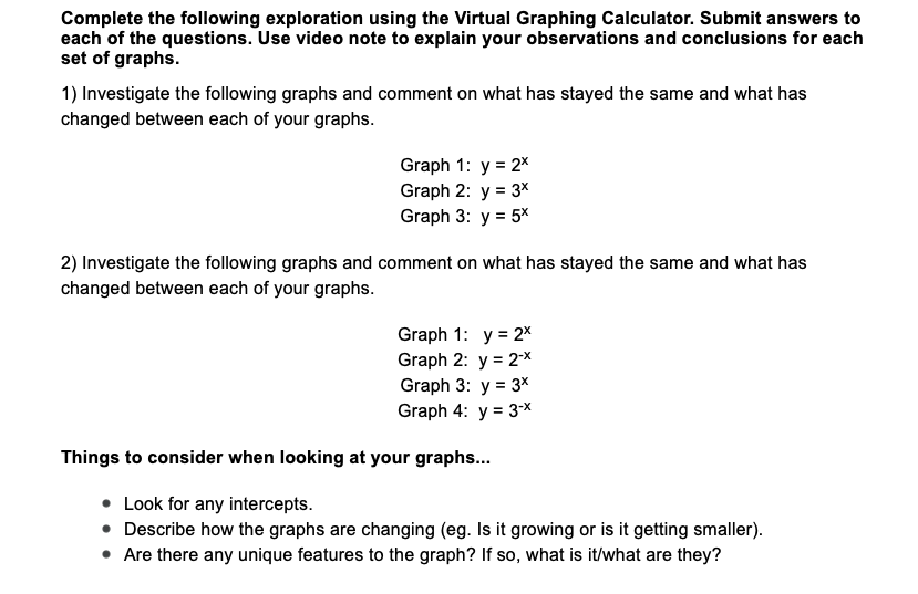 Solved complete the following exploration using the virtual chegg