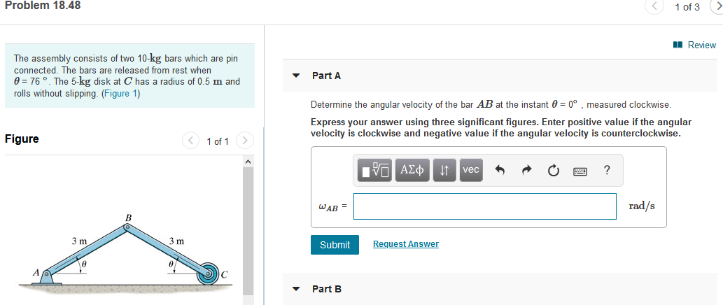 Solved Problem 18.48 1 Of 3 > I Review The Assembly Consists | Chegg.com