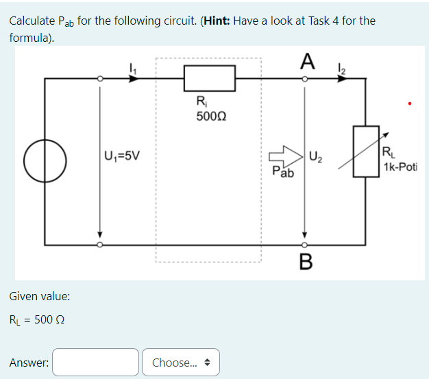 Solved Calculate Pab ﻿for The Following Circuit. (Hint: Have | Chegg.com