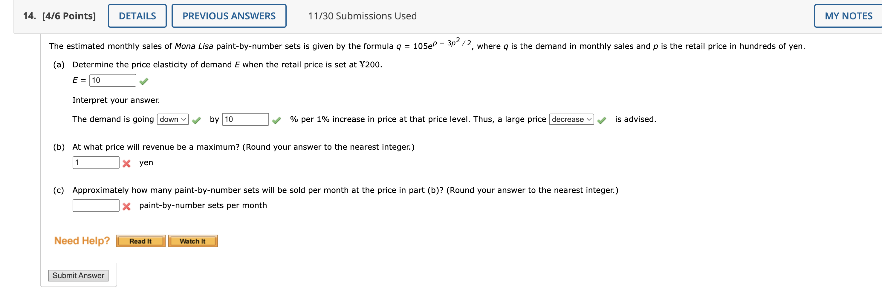 Solved I need help on part b. (round your answer to the | Chegg.com