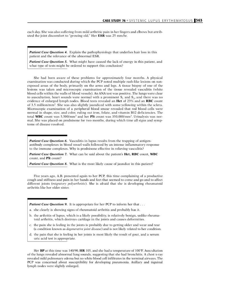 patient case study lupus