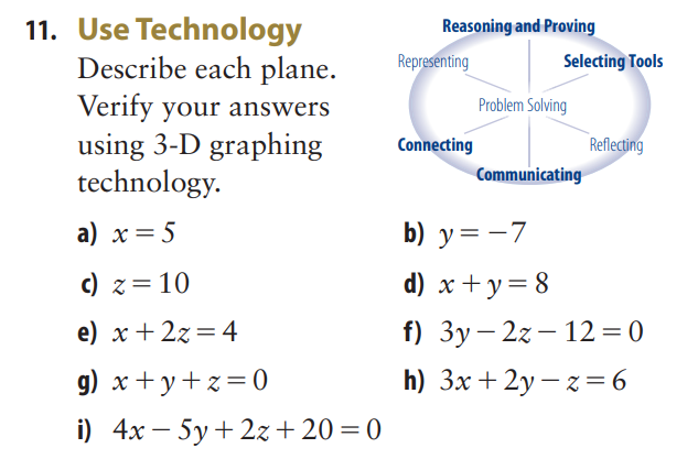 Reasoning And Proving Representing Selecting Tools Chegg Com