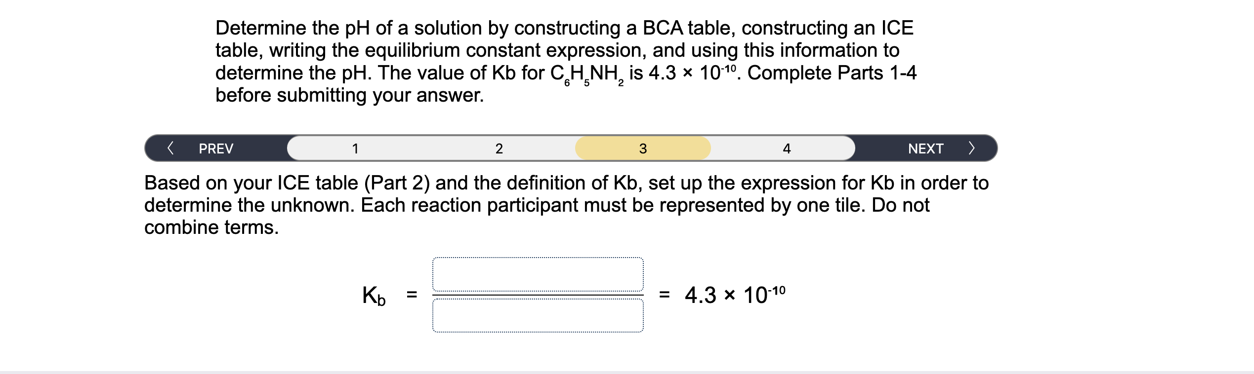 Solved Determine the pH of a solution by constructing a BCA | Chegg.com