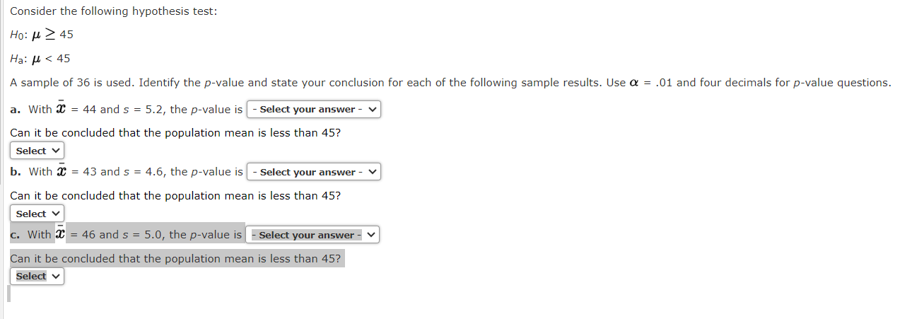 solved-consider-the-following-hypothesis-test-chegg