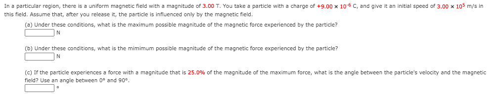 Solved In a particular region, there is a uniform magnetic | Chegg.com