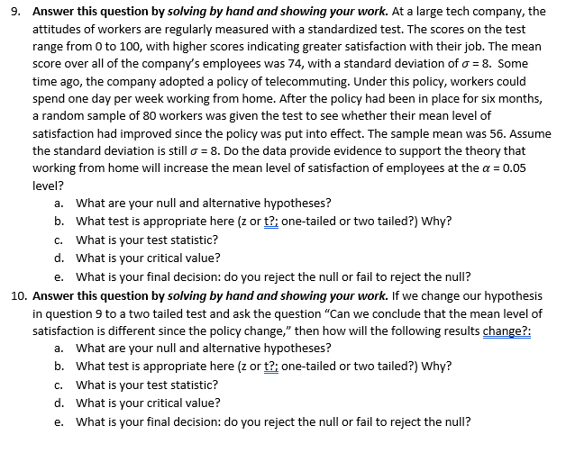 Solved 9. Answer this question by solving by hand and | Chegg.com