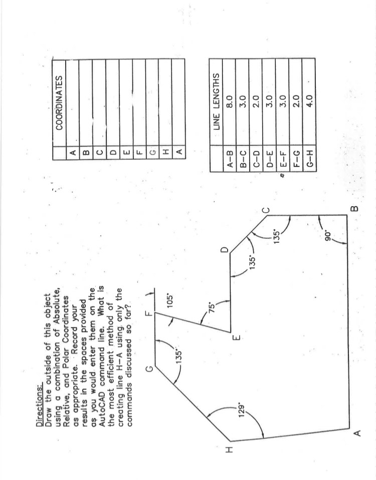 Solved Engineering drawings. Please help: Draw the outside | Chegg.com