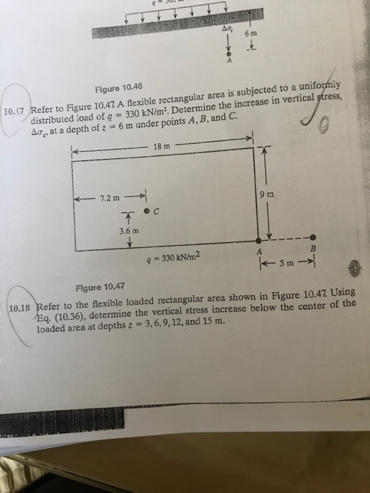 Solved 6 m Figure 10.46 10.17 Refer to Figure 10.47 A | Chegg.com