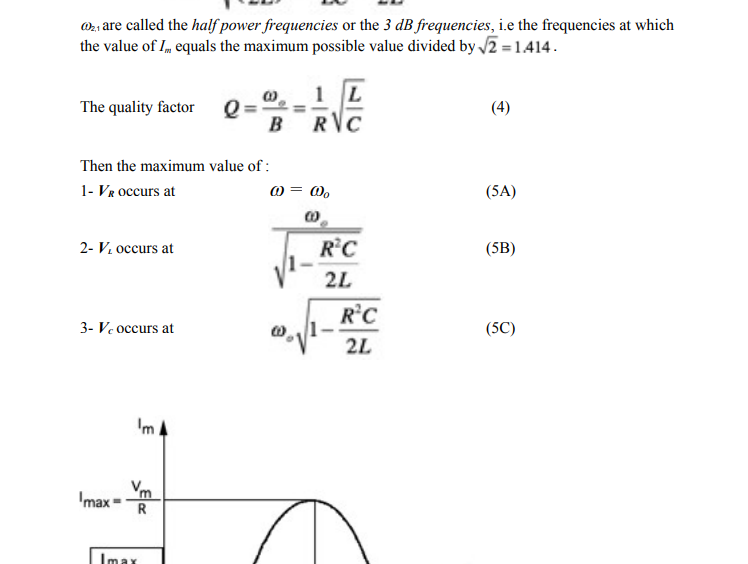 Solved 3.3 For the seriesresonant circuit shown in fig. 6,