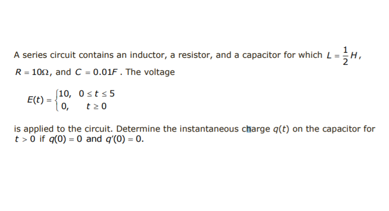 Solved A series circuit contains an inductor, a resistor, | Chegg.com