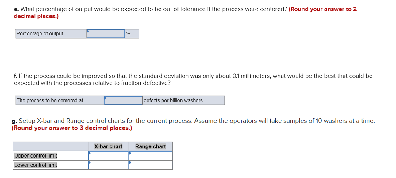 Solved As part of the process for improving the quality of | Chegg.com