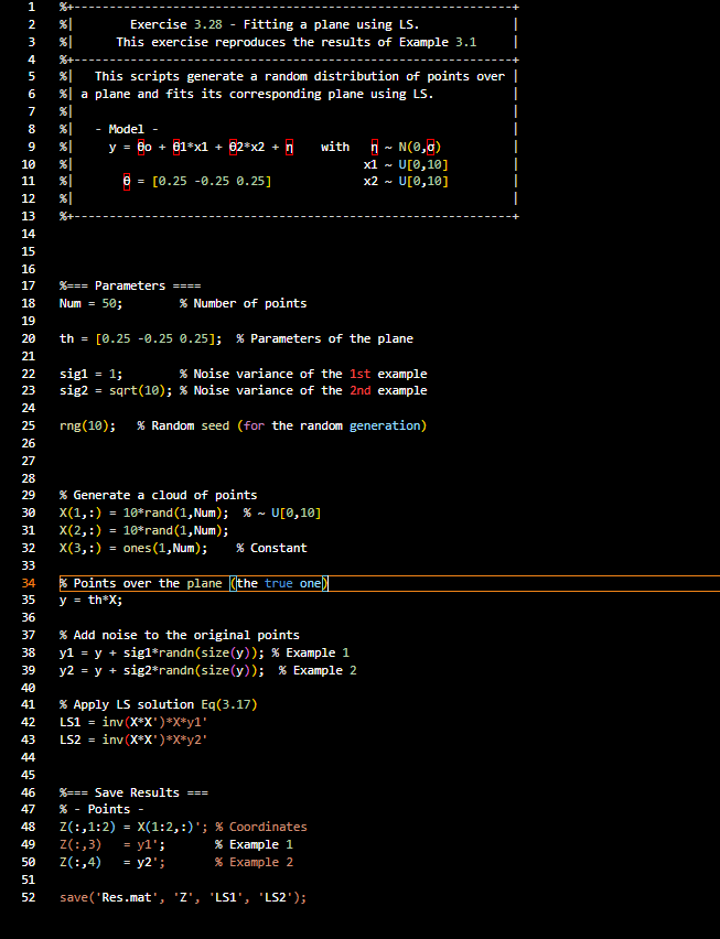 3.28 Write a MATLAB program to reproduce the results | Chegg.com