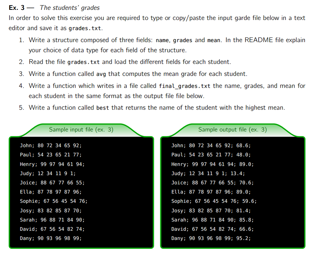 Solved Use C Programming Code | Chegg.com