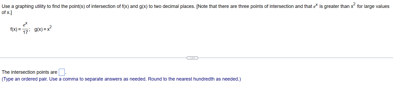 Solved Use a graphing utility to find the point(s) of | Chegg.com