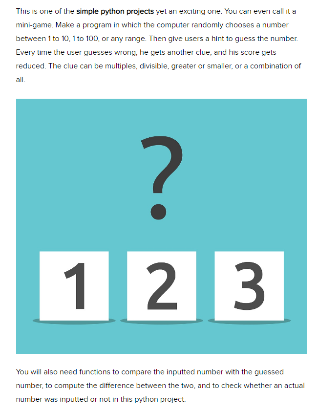 Solved This is one of the simple python projects yet an | Chegg.com