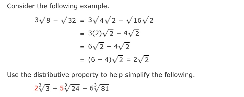 Solved Consider the following example. | Chegg.com