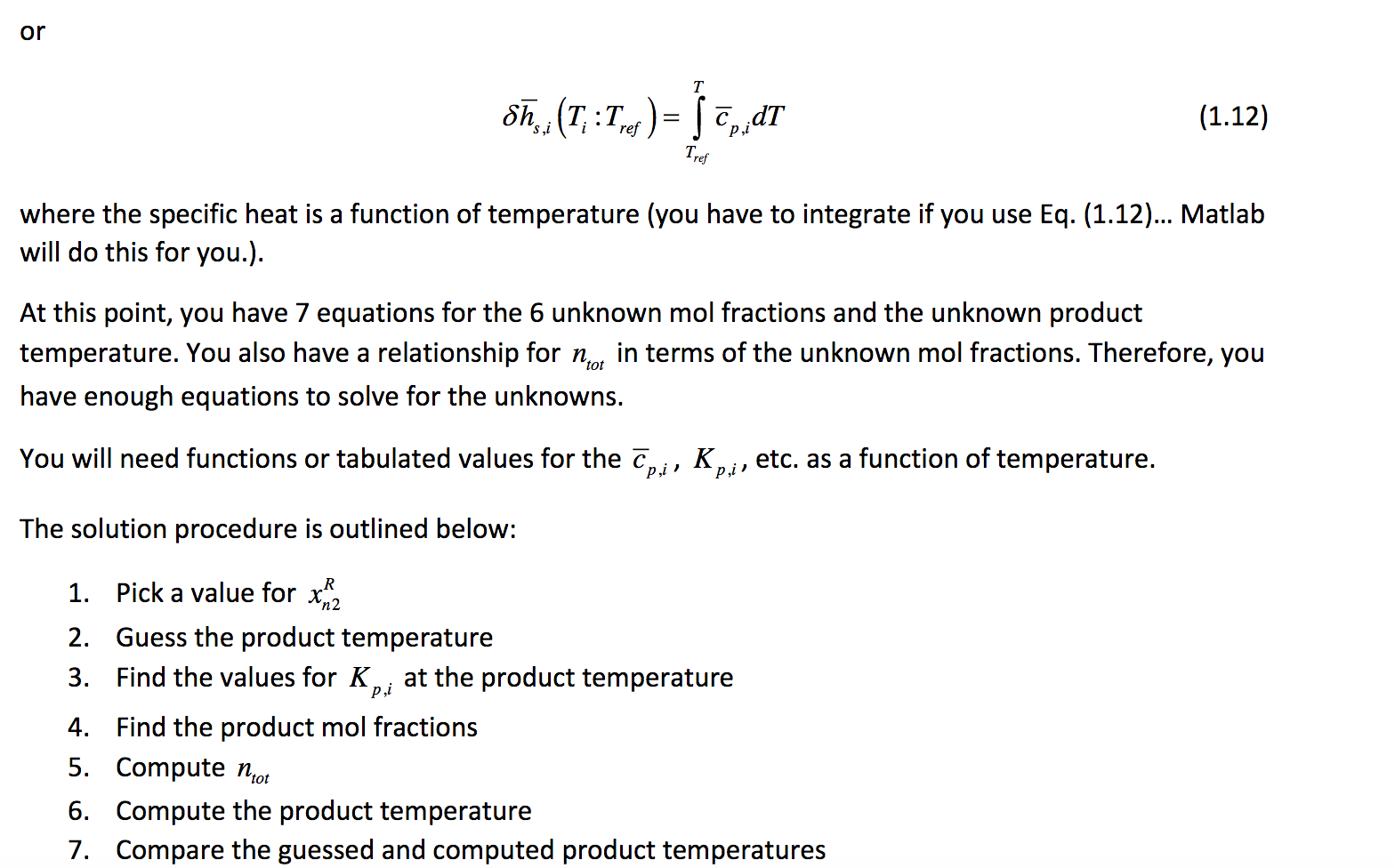 Calculate the product composition and adiabatic flame | Chegg.com