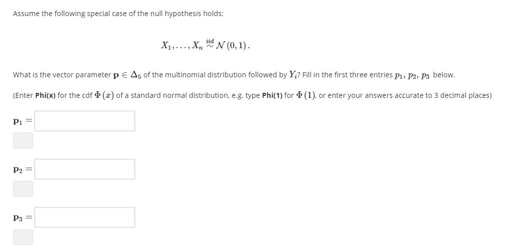 1. Chi-squared Goodness of Fit Testing for a Gaussian | Chegg.com