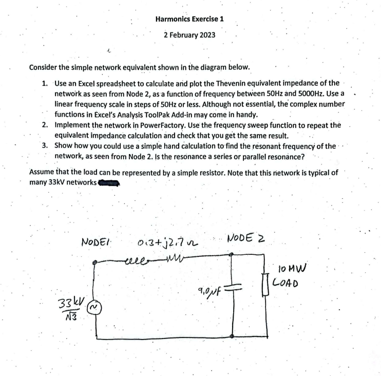Solved Consider the simple network equivalent shown in the | Chegg.com