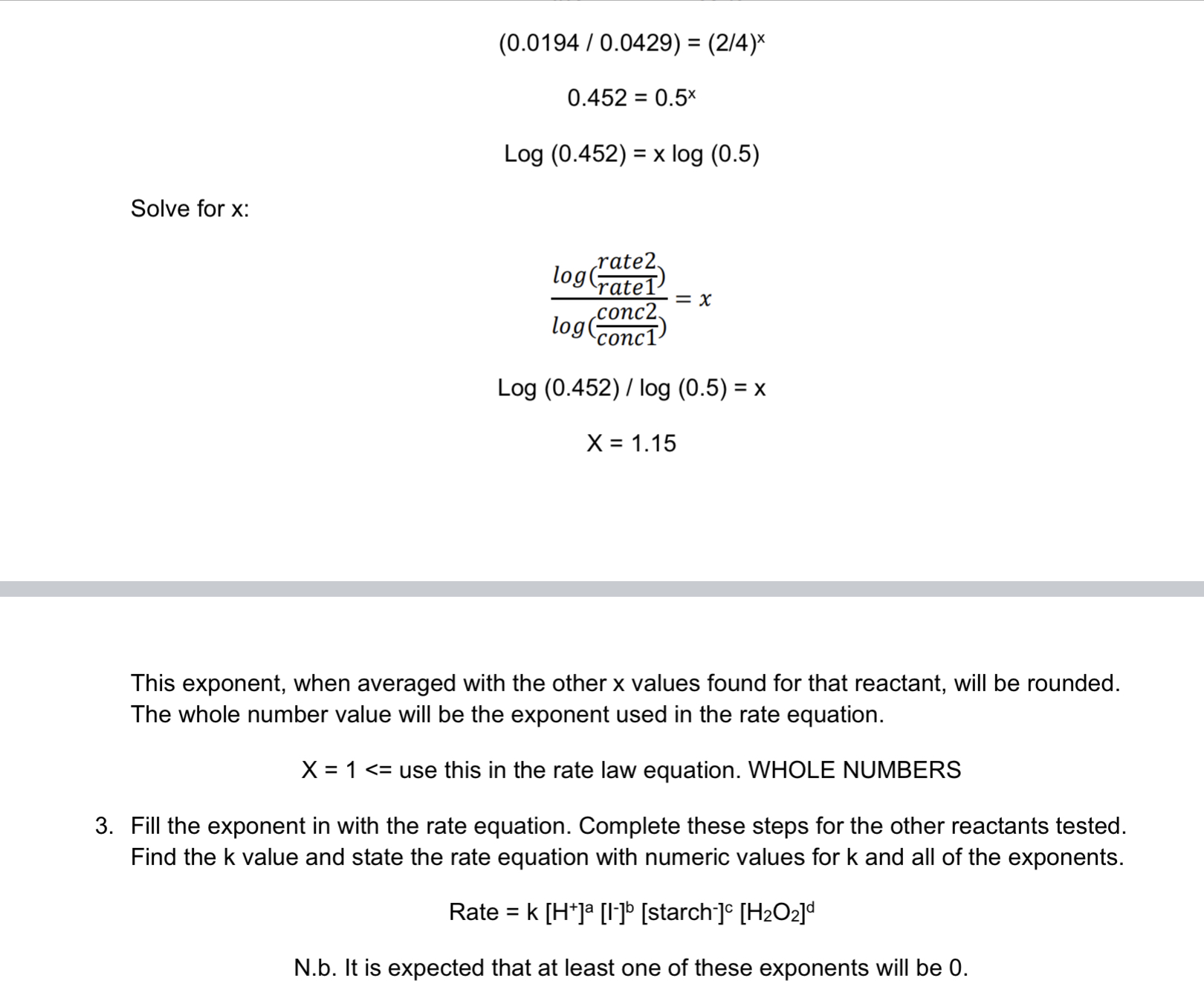 Solved I need help setting up the proper procedure for this | Chegg.com
