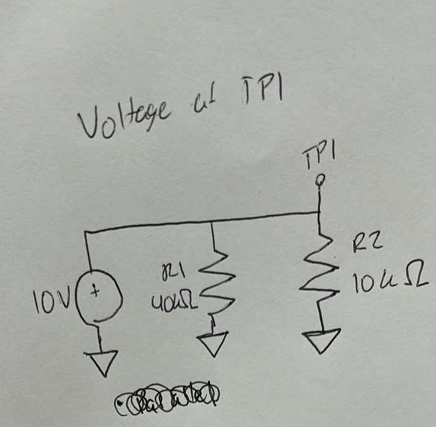Please, find the voltage at TP1. Explain as much as | Chegg.com