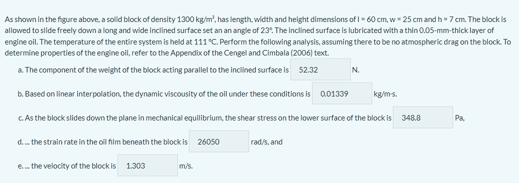 As shown in the figure above, a solid block of | Chegg.com