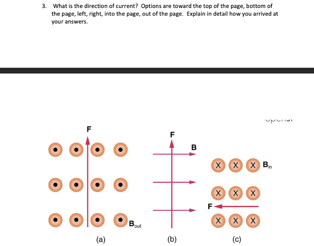 Current Directions Example Solved 3. What is the direction of current? Options are | Chegg.com