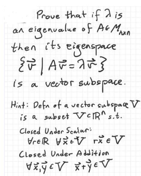 Solved Al Prove That If A Is Eigenvalue Of Ae Maan Then I Chegg Com